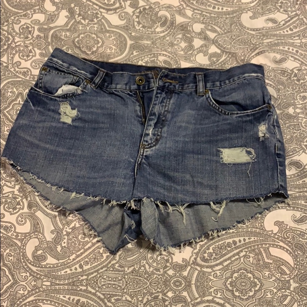 Lauren Jeans Co. Distressed Cutoff Shorts